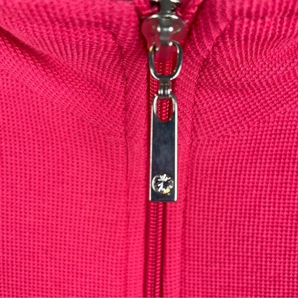 Allison Daley Petite Lightweight full zip jacket hot pink size Large - Picture 5 of 15